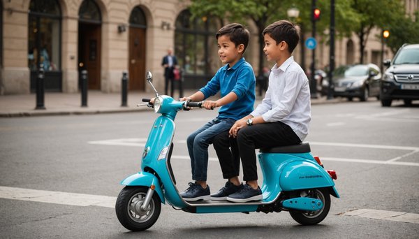 Les trottinettes 2 roues : vernissage de la mobilité enfantine